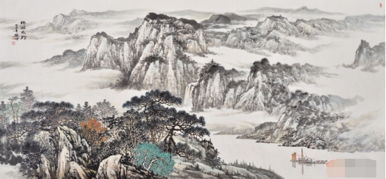 上海热线财经频道--擅画山水画的名家--林德坤